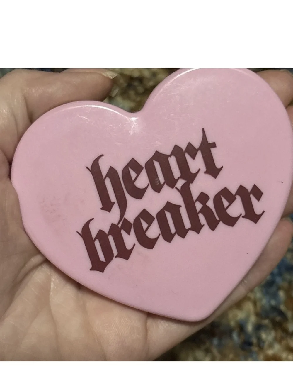 Jeffree STAR Heart Breaker Pink Heart Compact Makeup MIRROR